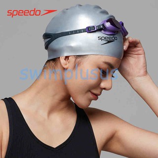 Mũ bơi silicone Plain Flat Spee do ( Long hair )