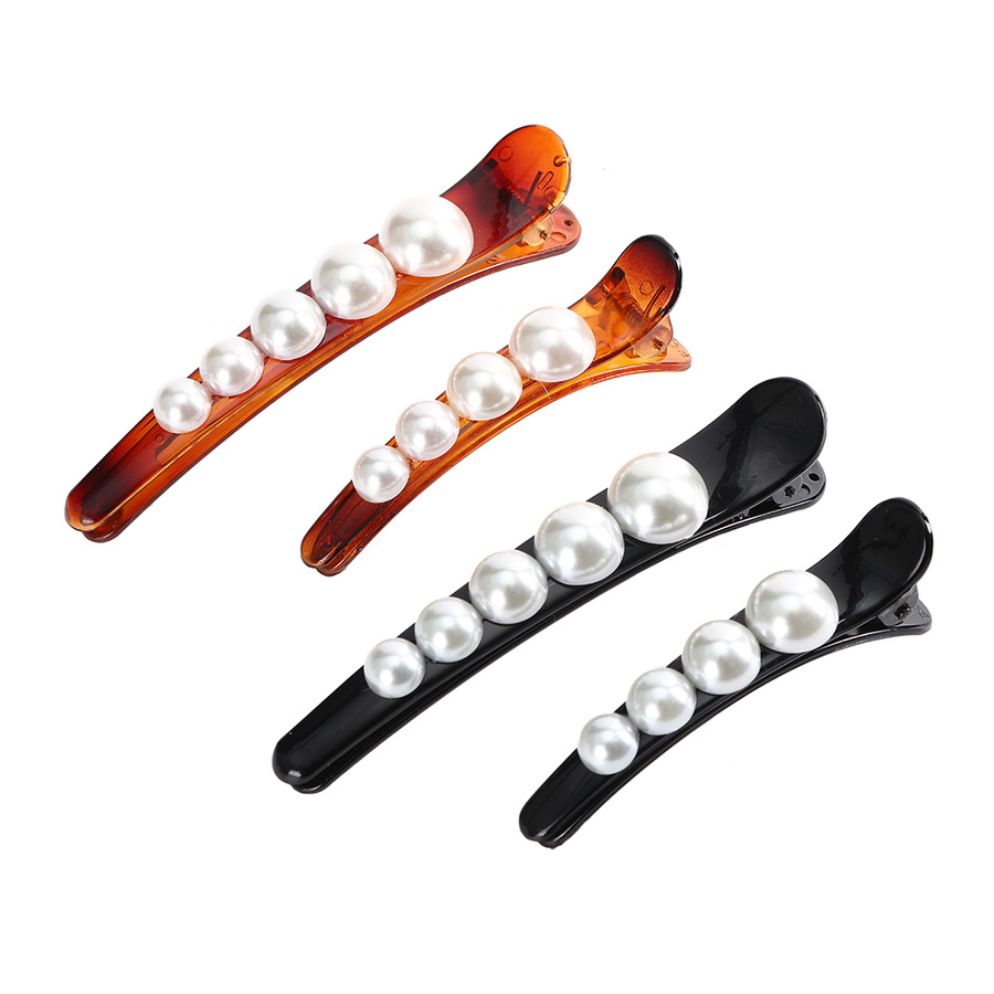 Kẹp tóc đính đá và ngọc trai thời trang cho nữ