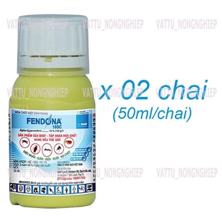 2 chai thuốc trừ muỗi, gián, kiến, ruồi, bọ chét, kiến ba khoang - fendona 10sc basf đức