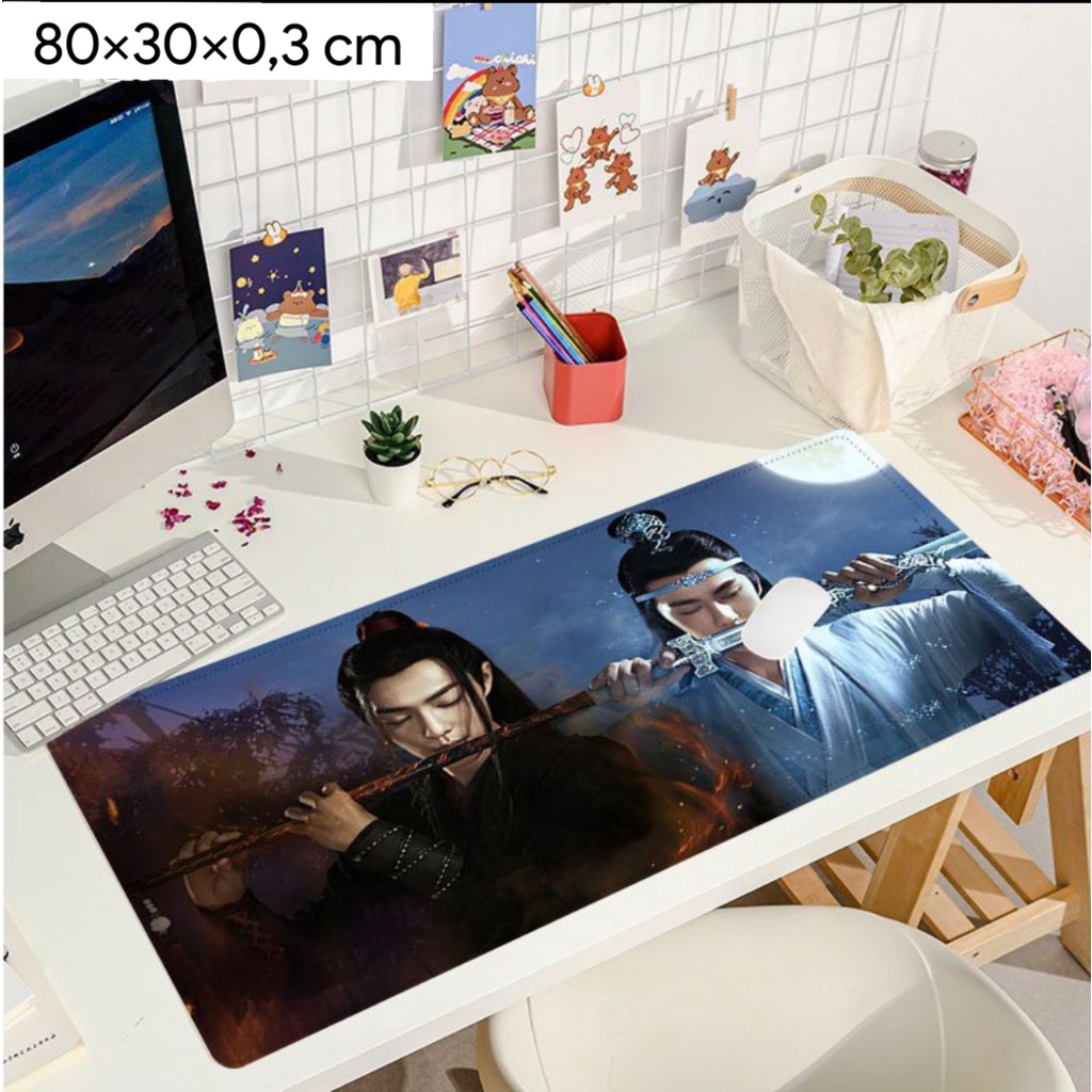 Tấm lót chuột Tiêu Chiến - Vương Nhất Bác (Bác Quân Nhất Tiêu) - Mouse Pad Gaming in theo yêu cầu đủ kích thước BJYXSZD