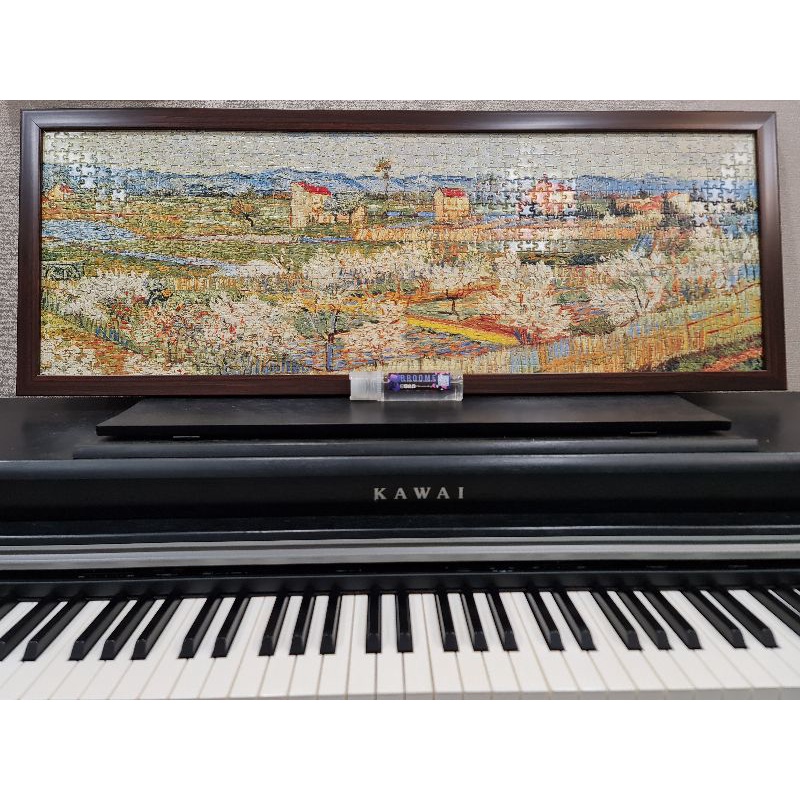[26x38cm] Khung tranh ghép hình puzzle size 26x38cm Trang trí để bàn hoặc treo tường Khung Size Theo Yêu Cầu