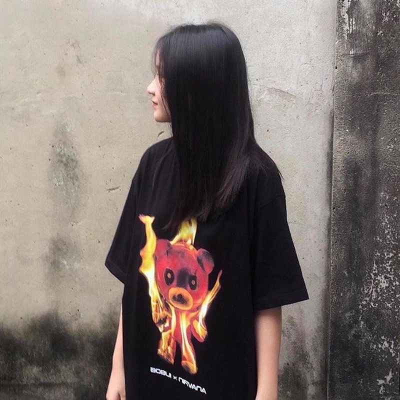 Bobui x rỉvana / áo bobui gấu lửa
