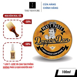 Sáp vuốt tóc Dapper Dan Matt Paste - 100 gram