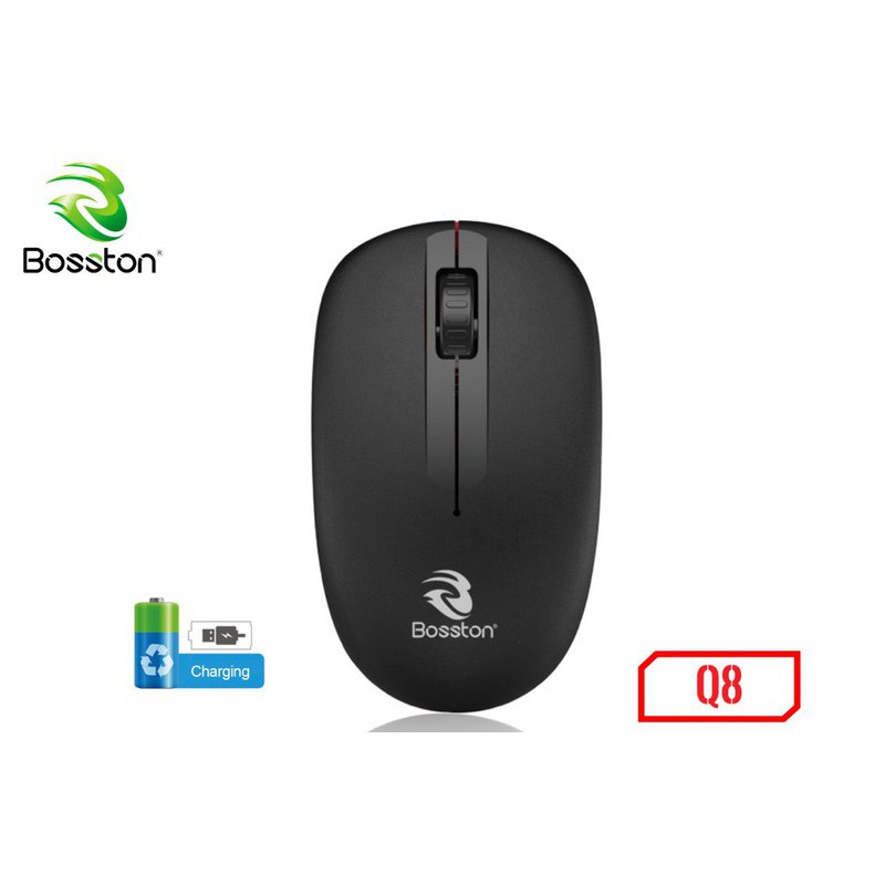 MOUSE BOSSTON KO DÂY Q8 PIN SẠC