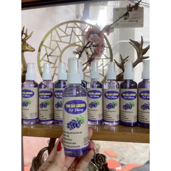 Tinh dầu Oải hương Lavender xịt phòng: chai 100ml