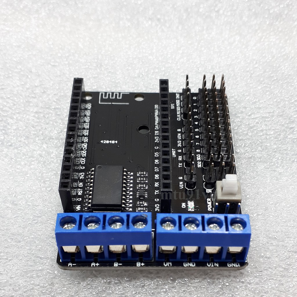 Đế Ra Chân Cho Node MCU ESP8266 CP2102 (Board Motor Driver L293D)