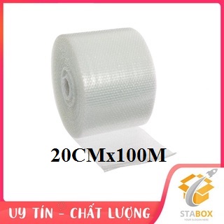 1 Cuộn Bong Bóng Khí, Xốp Khí, Xốp Nổ Gói Hàng Giá Xưởng Size 20x100m