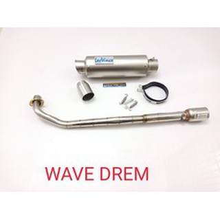 pô xe wave leovince trắng