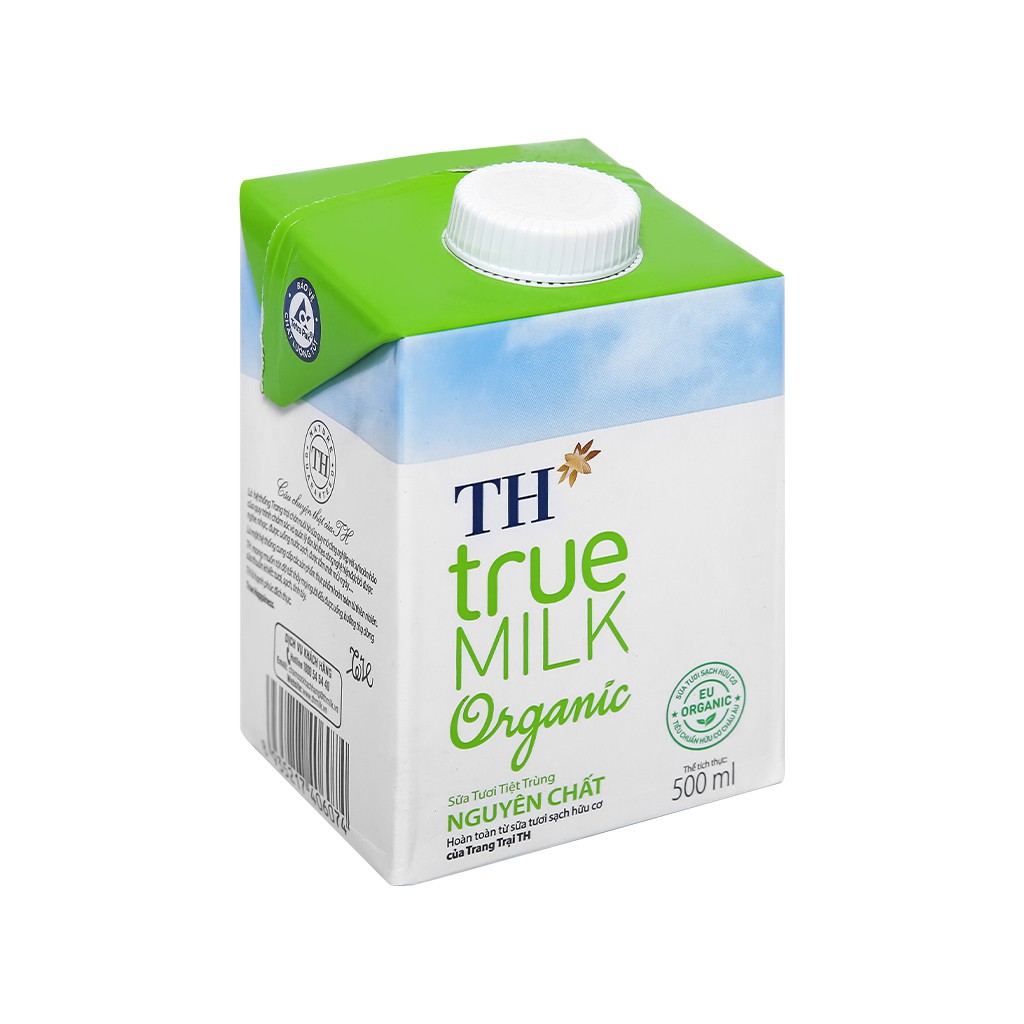 Sữa Tươi Hữu Cơ TH True Milk Organic Hộp 500ML Chính Hãng