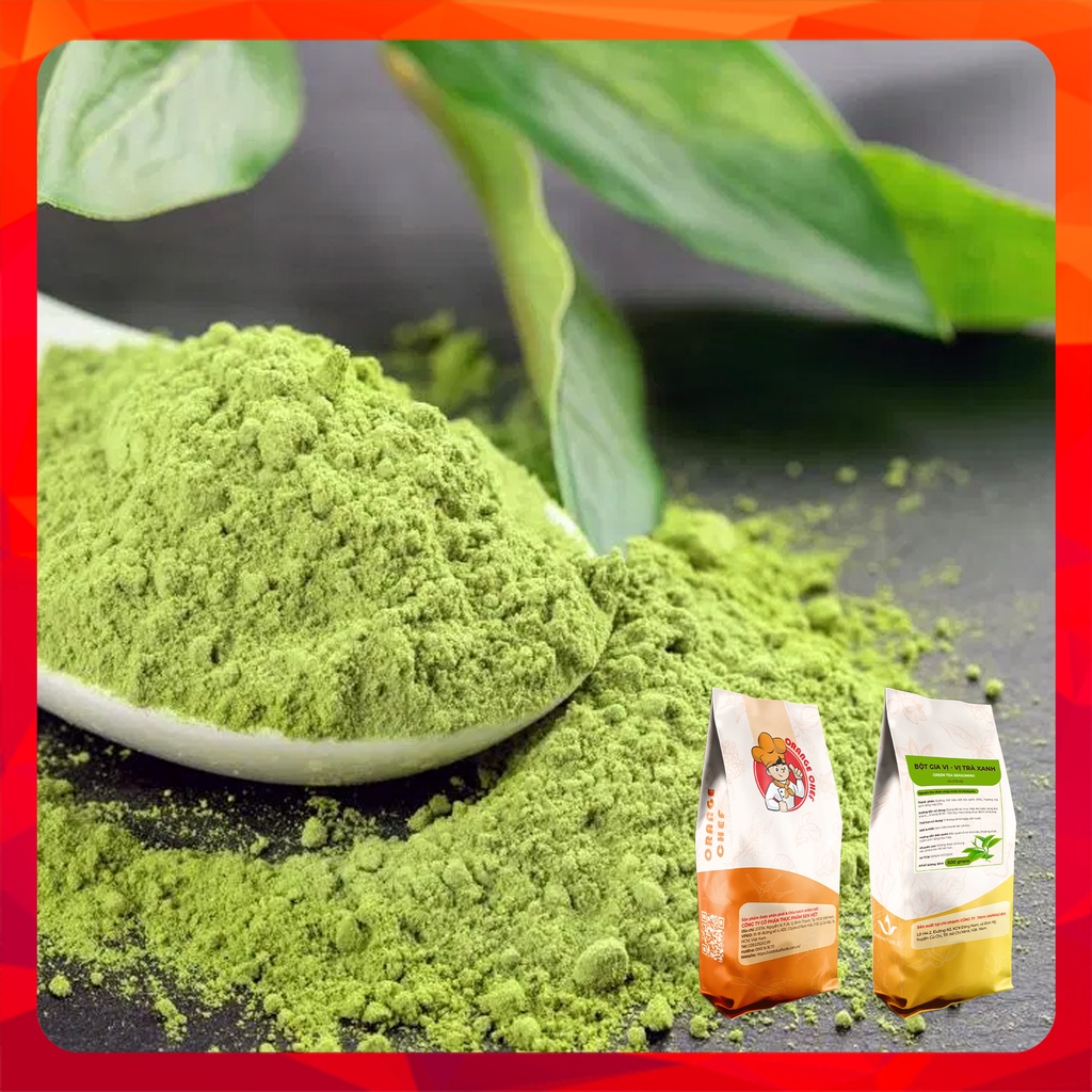 Bột Gia Vị - Vị Trà Xanh Green Tea Seasoning [Orange Chef] Túi 500g