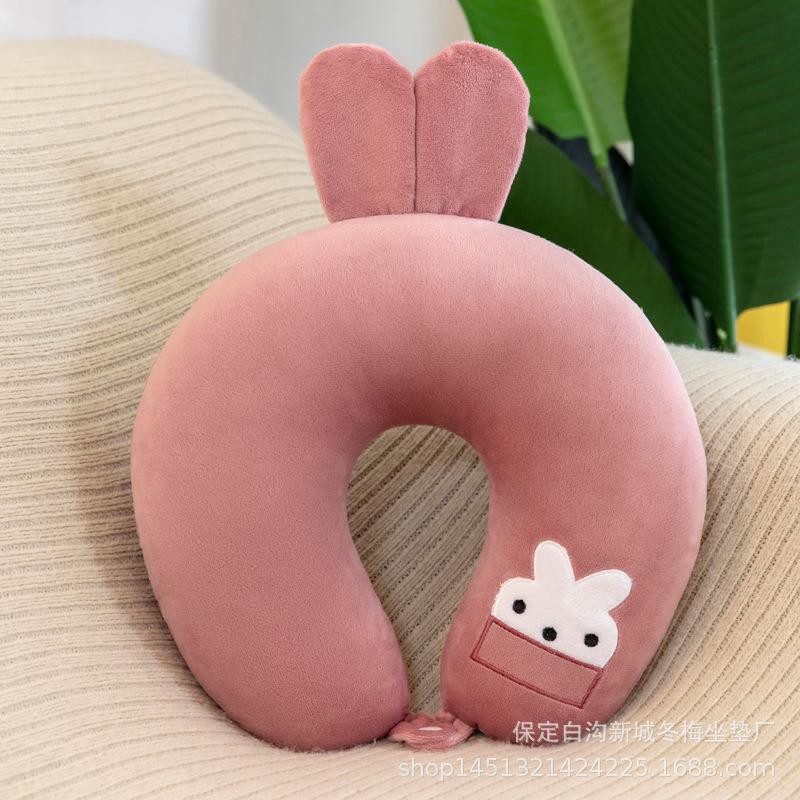 Gối kê cổ chữ U có nút, Gối chữ U văn phòng, Gối du lịch