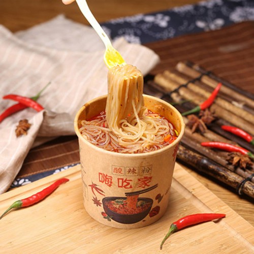 1 thùng 6 hộp miến chua cay Trùng Khánh