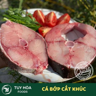 Cá bớp cắt khoanh khay 500g hút chân không - cá biển tươi phú yên 100% không hóa chất bảo quản