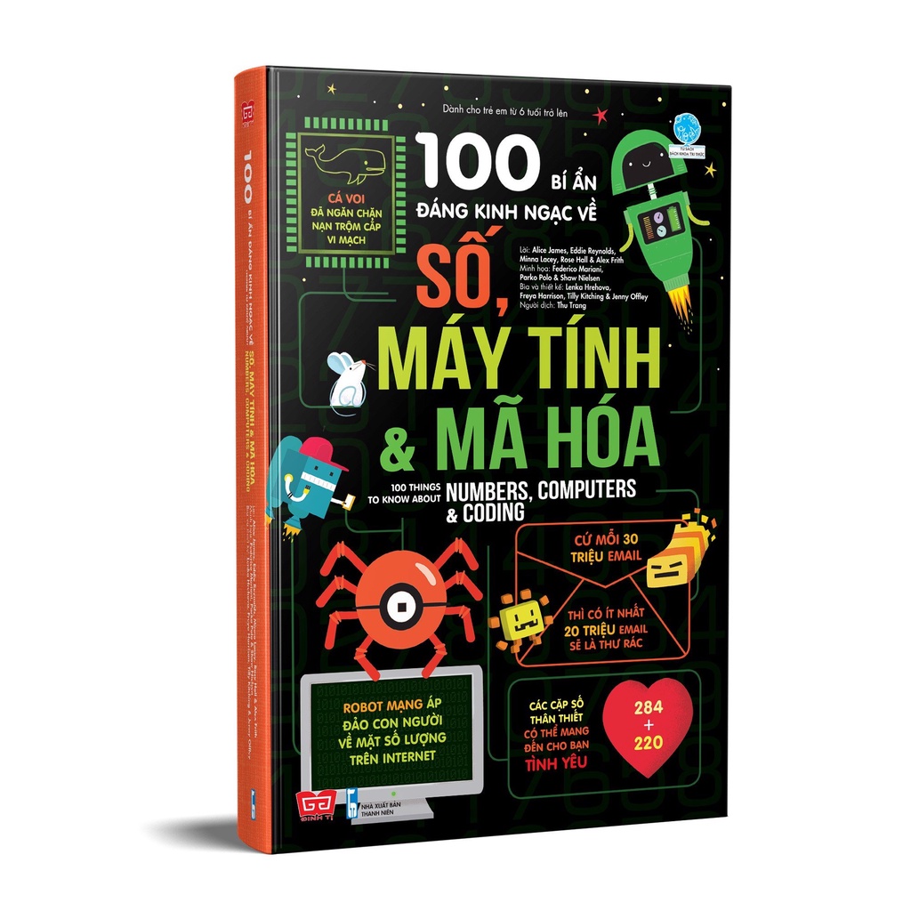 SÁCH - 100 bí ẩn đáng kinh ngạc về số, máy tính và mã hóa