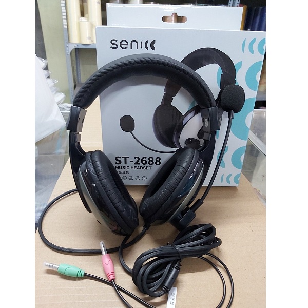 Tai Nghe SENIC ST-2688 có Micro, dùng học online, chơi game (loại tốt)