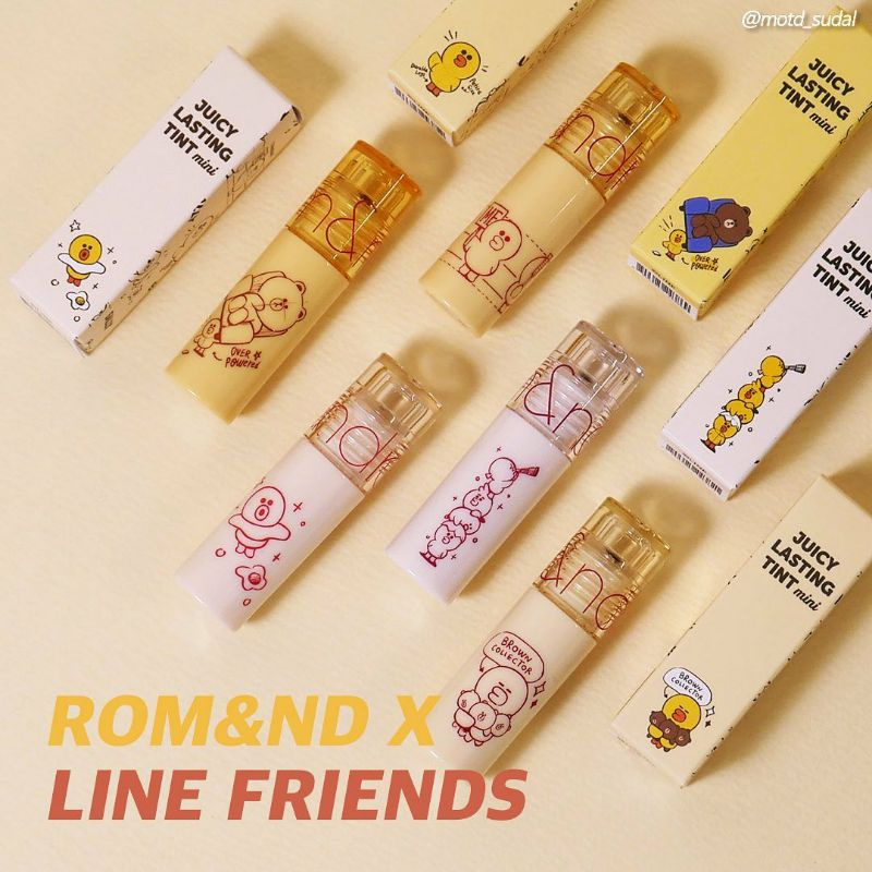 BST trang điểm Romand × LINE FRIENDS "Tiny But Mighty" | BigBuy360 - bigbuy360.vn