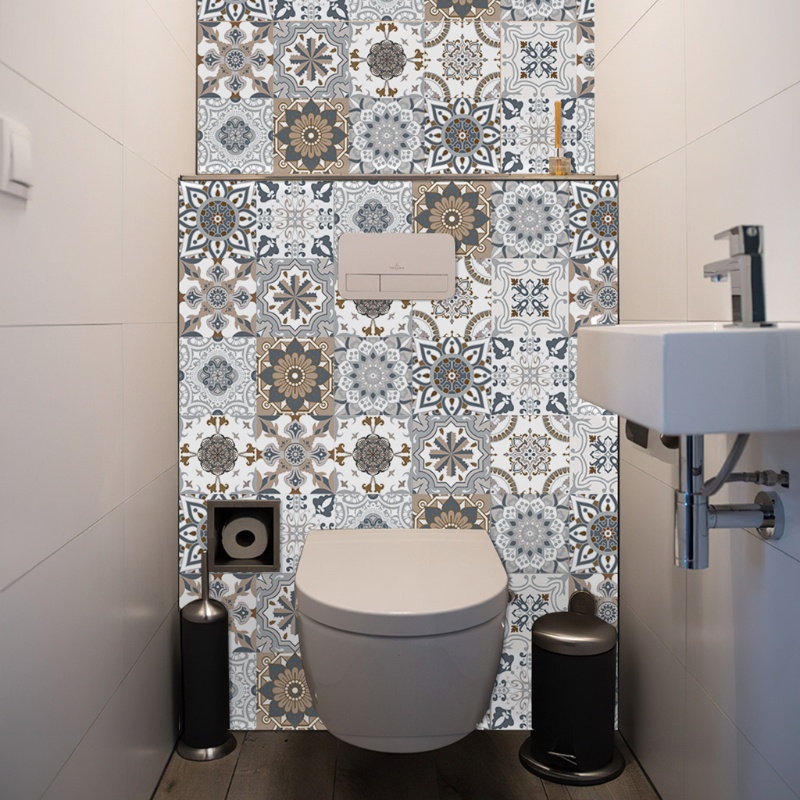 Set 10 Miếng Dán Viền Cầu Thang Chống Nước Có Thể Tháo Gỡ Cho Nhà Bếp Nhà Tắm