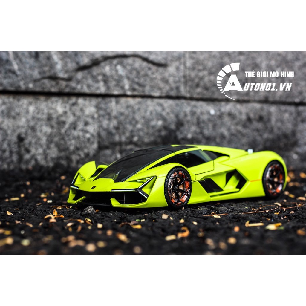 MÔ HÌNH XE LAMBORGHINI TERZO MILENNIO GREEN 1:24 BBURAGO 6462