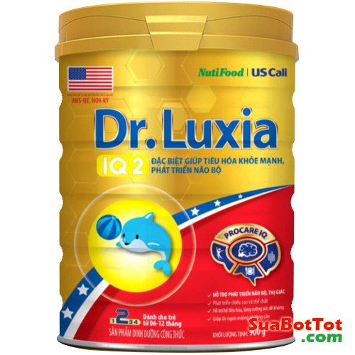 (Nhập mã còn 208k) Sữa DR LUXIA IQ 2 900g