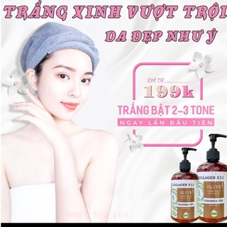 sữa tắm nâng tone da x12