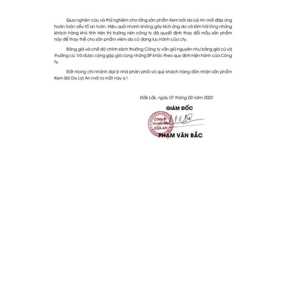 Kem Bôi Da Lợi An