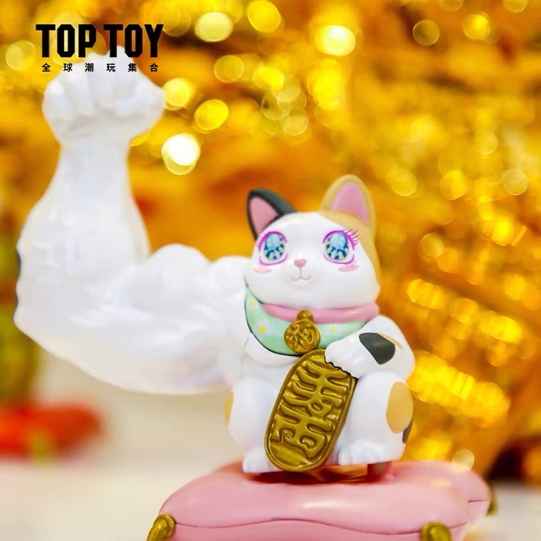 Mô Hình Búp Bê Mèo May Mắn Đáng Yêu Có Sẵn