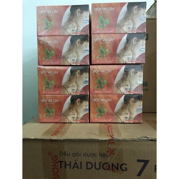 Viên vai gáy Thái Dương-Hộp 2 vỉ x 6 viên-Hỗ trợ giảm đau vai gáy