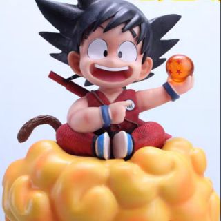 (Kikumaru) Tượng trang trí Son Goku cầm ngọc rồng MS021