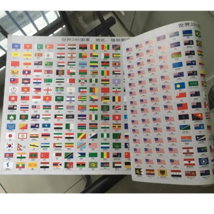 [SIÊU SALE] Bộ Quốc Kỳ Các Nước Trên Thế Giới và 50 Tiểu Bang của Mỹ (295 cờ).