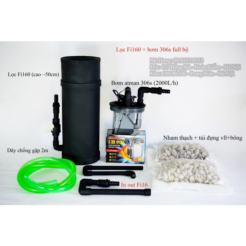 Lọc phụ ren xoáy fi160