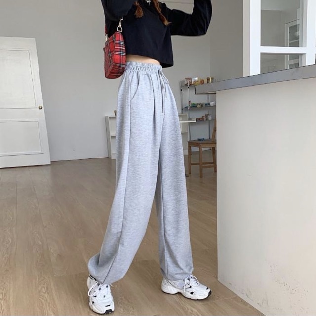 Quần Jogger Thun Phong Cách Ulzzang Hàn Quốc, [ADORABLE], Quần Thun Dài Freesize Hot Trend 2021 Ảnh Thật