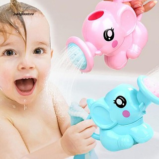 [AC} Lovely Cartoon Elephant Sprinkler Waterwheel Baby Kids Swimming Tub Bathing Toy