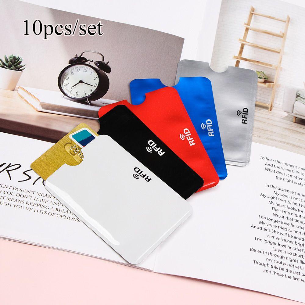 Set 10 Túi Đựng Thẻ Ngân Hàng An Toàn Tiện Dụng