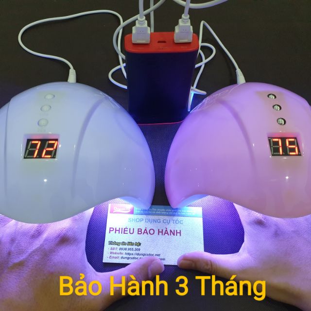 Máy Hơ Gel Sun Mini 5s 12 Led Uv Công Suất 36w. Máy Hơ Móng Mini 5s Chuyên Nail. Ảnh thật bh 3 tháng.