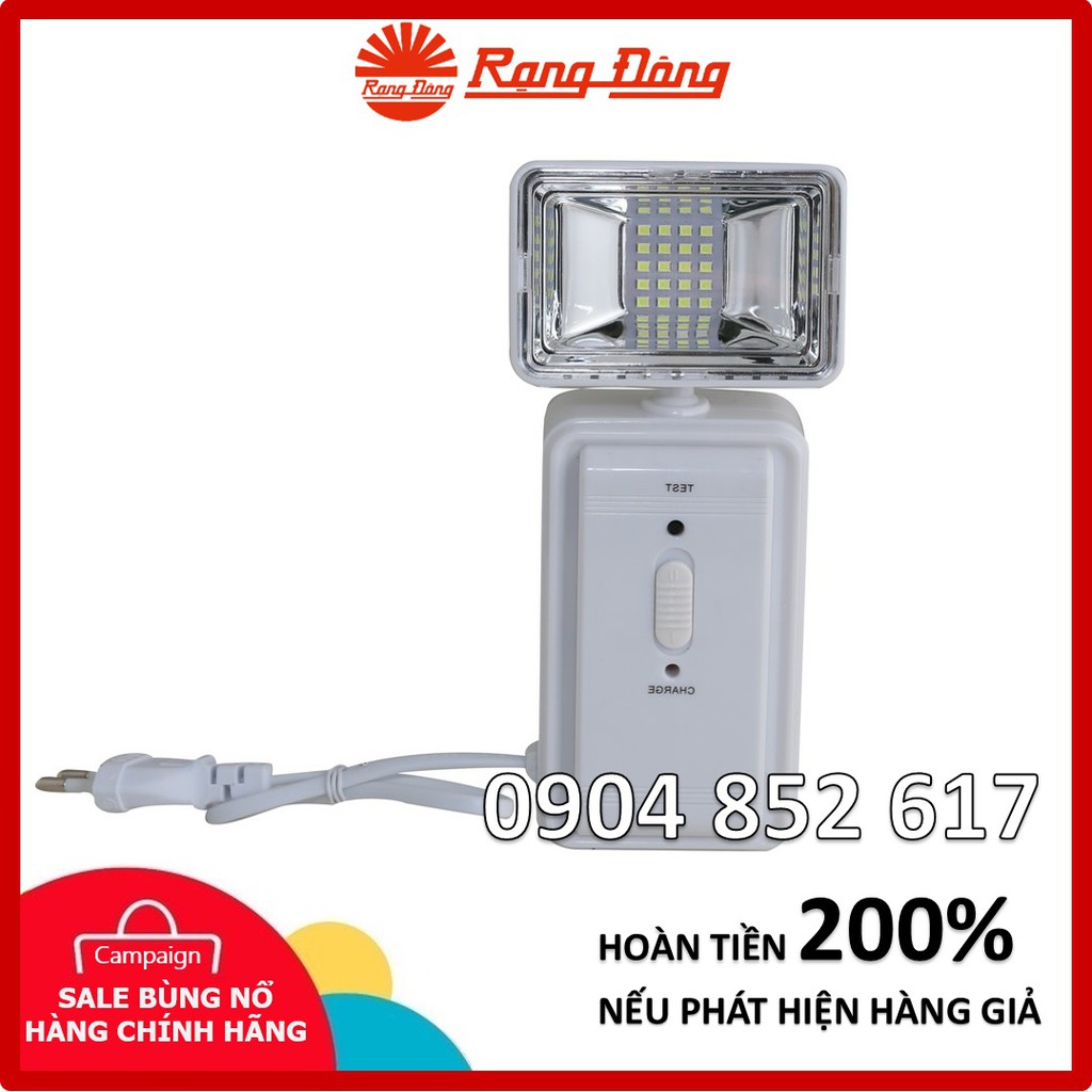 Đèn LED Khẩn cấp 3W Rạng Đông D KC05/3W, chiếu sáng 3h liên tục