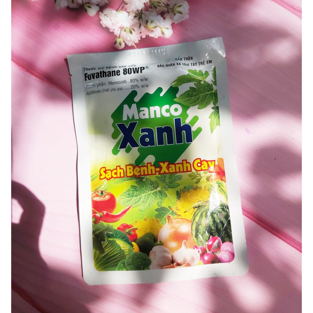 Thuốc Trừ Bệnh FOVATHANE Manco Xanh Sạch Bệnh - Xanh Cây (gói 100g)