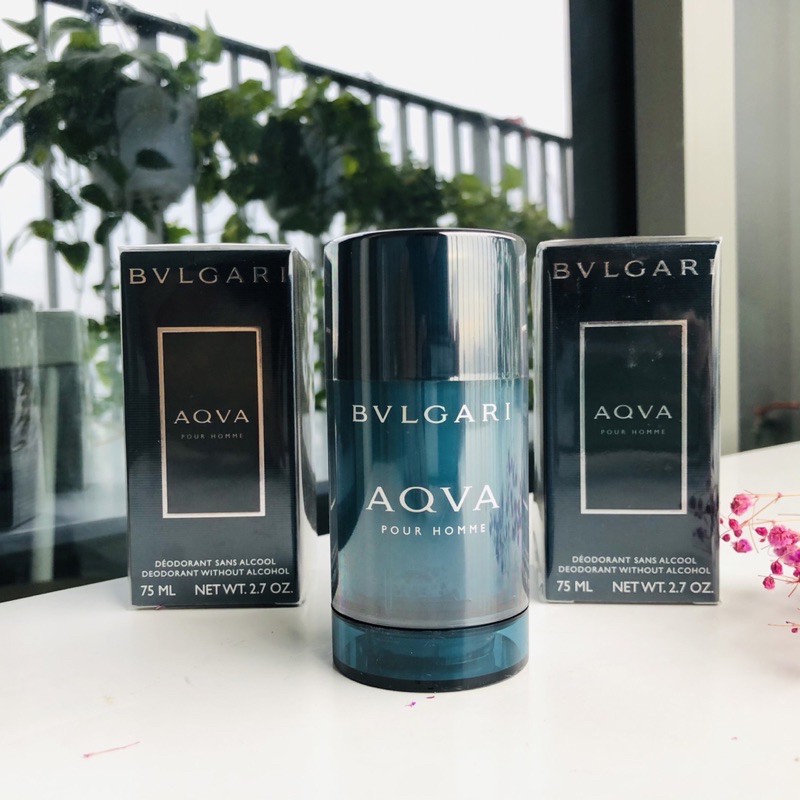 Lăn khử mùi nước hoa Bvlgari Aqva Pour Homme 75g