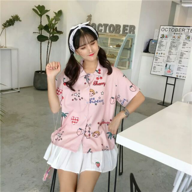 [ Order] áo from rộng free size