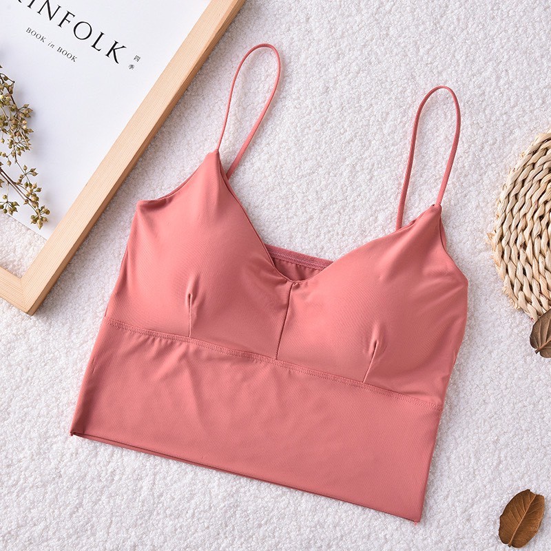 Áo Bra Dây Hot Trend 2020, Bralette Su Mút Mỏng - CHICHI SHOP mã 122