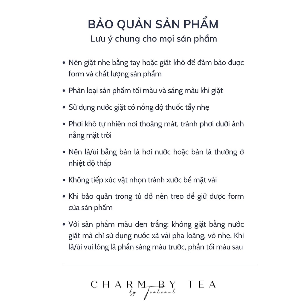 KIM SET: Bộ sản phẩm thiết kế Charm By Tea