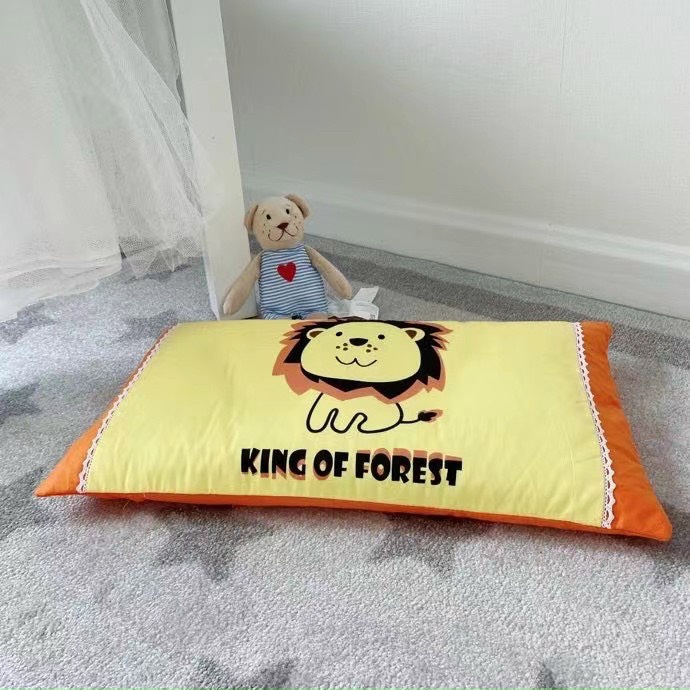 Gối trẻ em 100% Cotton, ruột bông gạo kích thước  30x50cm