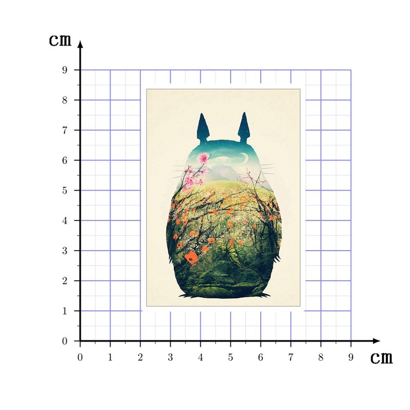 25 miếng dán dùng cho trang trí hình totoro đáng yêu