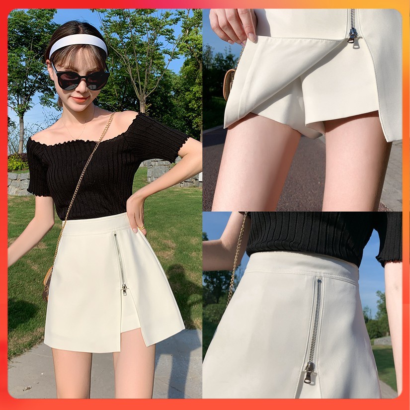 Quần giả váy, quần short nữ công sở, chất kaki bền đẹp siêu xinh(40-68kg) QS06