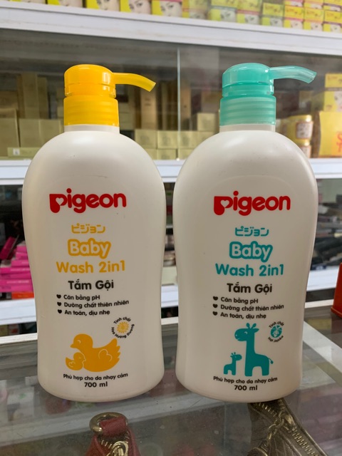 Tắm Gội Trẻ Em 2 Trong 1 Pigeon 700ml | BigBuy360 - bigbuy360.vn
