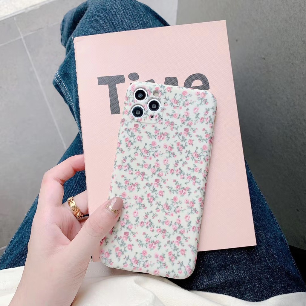 Ốp điện thoại TPU họa tiết hoa dễ thương cho iPhone 11 Pro X Xs Max 7 8 Plus XR 12 PRO MAX 13 pro max