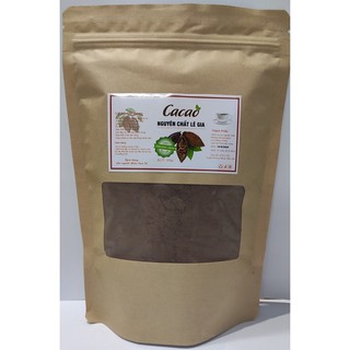 Bột Cacao Đắk Lắk Nguyên Chất Loại 1 - 500gram (Túi Zip)