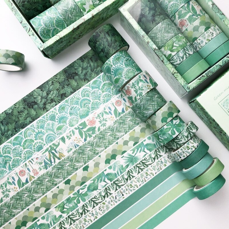Cuộn Băng Keo Washi Hình Hoa Anh Đào Trang Trí Sổ Lưu Niệm / Nhật Ký / Văn Phòng Phẩm