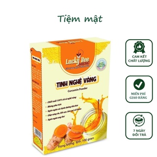 Tinh nghê vàng nguyên chất 100% từ thiên nhiên lucky bee 100 gram
