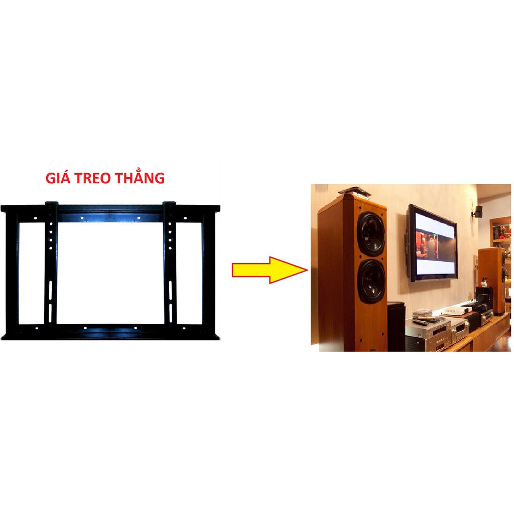 Giá treo tivi sát tường 43-65 inch cao cấp (loại tốt)