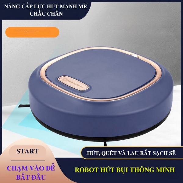 Robot hút bụi lau nhà thông minh GreenHome thế hệ mới